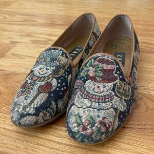 Embroidered Holiday Flats